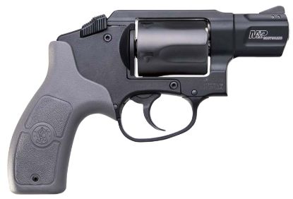 Picture of Smith & Wesson 103039 M&P Bodyguard 38 S&W Spl +P 5 Shot 1.88" Matte Black Barrel, Pvd Finish Cylinder, Matte Black Aluminum J-Frame, Gray Polymer Grip 