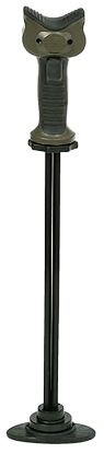 Picture of Cuddeback 164 Solid Aim Shooting Stick With Brown Finish, Rubber Foot & 8-60" Vertical Adjustment Is Treestand & Crossbow Compatible 