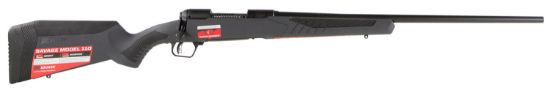 Picture of Savage Arms 57173 110 Hunter 6.5 Creedmoor 4+1 24", Matte Black Metal, Gray Fixed Accustock With Accufit 