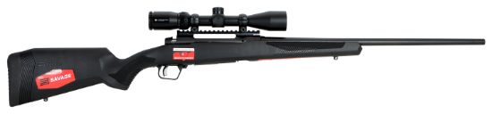 Picture of Savage Arms 57318 110 Apex Hunter Xp 22-250 Rem 4+1 20", Matte Black Metal, Synthetic Stock, Vortex Crossfire Ii 3-9X40mm Scope, Left Hand 