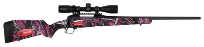 Picture of Savage Arms 57336 110 Apex Hunter Xp 243 Win 4+1 22", Matte Black Metal, Muddy Girl Synthetic Stock, Vortex Crossfire Ii 3-9X40mm Scope 