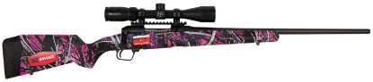 Picture of Savage Arms 57337 110 Apex Hunter Xp 6.5 Creedmoor 4+1 24", Matte Black Metal, Muddy Girl Synthetic Stock, Vortex Crossfire Ii 3-9X40mm Scope 