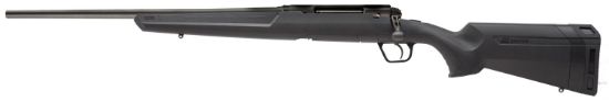 Picture of Savage Arms 57242 Axis Compact Compact 243 Win 4+1 20" Matte Black Button-Rifled Barrel, Drilled & Tapped Carbon Steel Receiver, Matte Black Fixed Synthetic Stock, Left Hand 