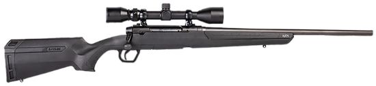 Picture of Savage Arms 57267 Axis Xp Compact Compact 7Mm-08 Rem 4+1 20" Matte Black Button-Rifled Barrel, Drilled & Tapped Steel Receiver, Matte Black Fixed Synthetic Stock, Weaver 3-9X40mm 