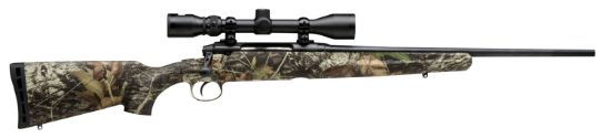 Picture of Savage Arms 57268 Axis Xp Compact 223 Rem 4+1 20", Matte Black Barrel/Rec, Mossy Oak Break-Up Country Synthetic Stock, Includes Weaver 3-9X40mm Scope 