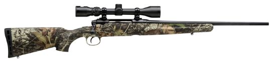 Picture of Savage Arms 57269 Axis Xp Compact 243 Win 4+1 20", Matte Black Barrel/Rec, Mossy Oak New Break-Up Country Synthetic Stock, Includes Weaver 3-9X40mm Scope 