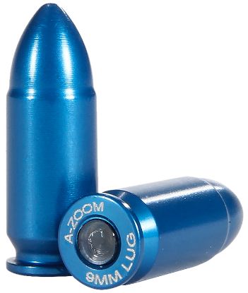 Picture of A-Zoom 15316 Blue Snap Caps Pistol 9Mm Luger 10Pack 