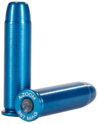 Picture of A-Zoom 16319 Blue Snap Caps Revolver 357Mag 12Pack 