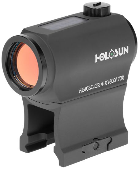 Picture of Holosun He403cgr He403c-Gr Black Anodized 1X 20Mm 20Mm Tube 2 Moa Green Dot Reticle 2 Moa Dot Carbine/Rifle 