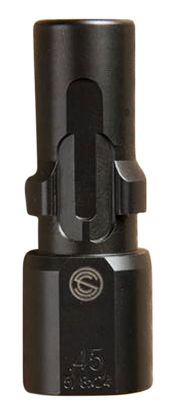 Picture of Silencerco Ac2605 3-Lug Muzzle Device Black With .578"X28 Threads For 45 Acp 