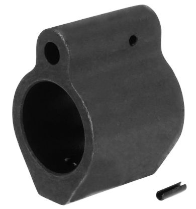 Picture of Tacfire Mar001s Low Profile Micro Gas Block .750" Diameter 5.56/223 Black Oxide Steel 