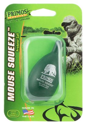 Picture of Primos 304 Mouse Squeeze Mouse/Rodent Sounds Attracts Predators Green Rubber 