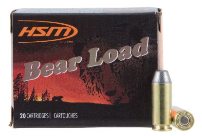 Picture of Hsm 10Mm9n20 Bear Load 10Mm Auto 200 Gr Lead Round Nose Flat Point 20 Per Box/ 20 Case 