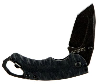 Picture of Kershaw 8750Tblkbw Shuffle Ii 2.60" Folding American Tanto Plain Black Oxide 8Cr14mov Ss Blade Black Glass-Filled Nylon Handle Includes Pocket Clip 