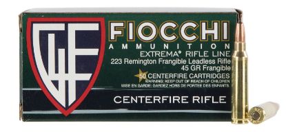 Picture of Fiocchi 223Frang Extrema 223 Rem 45 Gr Lead Free Frangible 50 Per Box/ 20 Case 