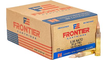 Picture of Frontier Cartridge Fr2015 Military Grade Centerfire Rifle 5.56X45mm Nato 55 Gr Full Metal Jacket 150 Per Box/ 8 Case 