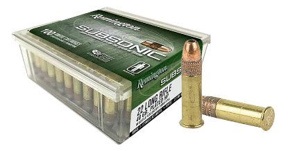 Picture of Remington Ammunition 21137 Subsonic Rimfire 22 Lr 40 Gr Hollow Point 100 Per Box/ 50 Cs 