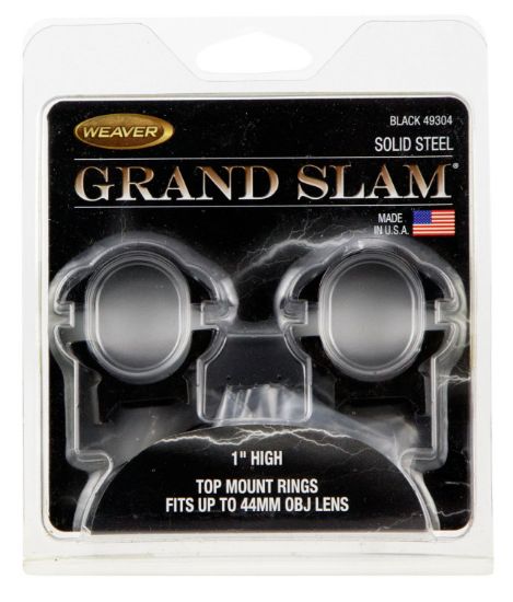 Picture of Weaver Mounts 49304 Grand Slam Black 1" High 