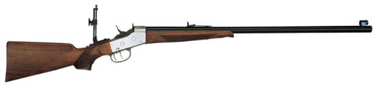 Picture of Davide Pedersoli 010S822457 Rolling Block Creedmoor #2 Full Size 45-70 Gov 1Rd, 30" Blued Round Steel Barrel, Blued Steel Receiver, Walnut Fixed Stock, Double Set Trigger, Right Hand 