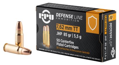 Picture of Ppu Ppd7t Defense 7.62X25mm Tokarev 85 Gr Jacket Hollow Point 50 Per Box/ 10 Case 