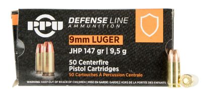 Picture of Ppu Ppd92 Defense 9Mm Luger 147 Gr Jacket Hollow Point 50 Per Box/ 20 Case 