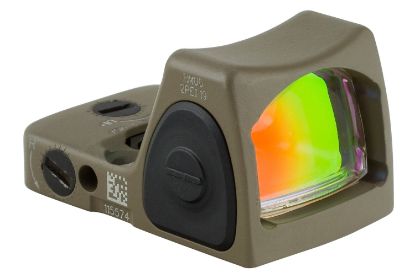 Picture of Trijicon 700696 Rmr Type 2 Flat Dark Earth Cerakote 22X16mm 3.25 Moa Red Dot Led Reticle 