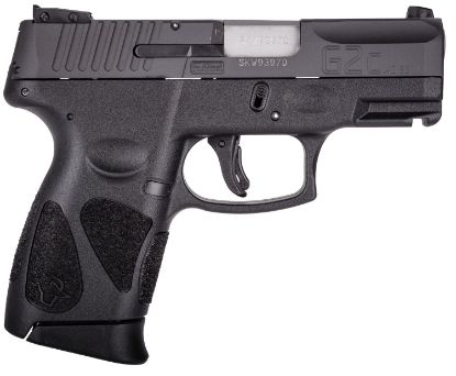 Picture of Taurus 1G2c403110 G2c Compact Frame 40 S&W 10+1 3.26" Matte Stainless Steel Barrel, Matte Black Serrated Steel Slide, Black Polymer Frame W/Picatinny Rail & Polymer Grip, Right Hand 