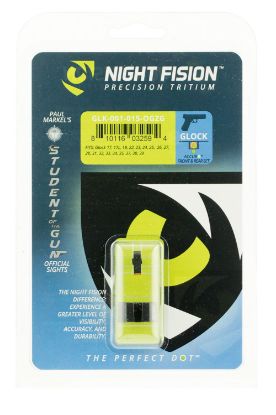 Picture of Night Fision Glk001015ogz Student Of The Gun Accur8 For Glock Black | Green Tritium Orange Ring Front Sight Green Tritium Black Ring Rear Sight 