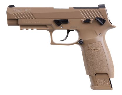 Picture of Sig Sauer Airguns Airm17177 P320-M17 Air Pistol Co2 177 Pellet 20+1 4.70" Coyote Polymer Grips 