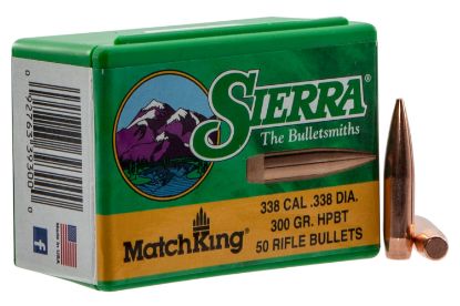 Picture of Sierra 9300T Matchking 338 Cal .338 300 Gr Hollow Point Boat Tail/ 50 Per Box 