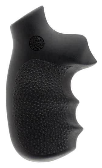 Picture of Hogue 48000 Overmolded Monogrip Black Rubber With Finger Grooves For Colt Detective Special, Diamondback, Cobra 