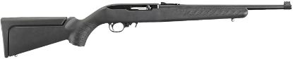 Picture of Ruger 31114 10/22 Compact 22 Lr 10+1 16.12" Barrel, Blued Alloy Steel, Black Synthetic Stock, Fiber Optic Sights, Cross-Bolt Manual Safety 