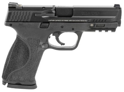 Picture of Smith & Wesson 12487 M&P M2.0 Carry & Range Kit Full Size 9Mm Luger 10+1, 4.25" Black Armornite Steel Barrel & Serrated Stainless Steel Slide, Black Polymer Frame W/Picatinny Rail, Ambidextrous 