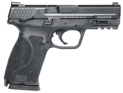 Picture of Smith & Wesson 12105 M&P M2.0 M2.0 Compact 45 Acp 10+1, 4" Black Steel Barrel, Black Armornite Serrated Steel Slide, Matte Black Polymer Frame W/Picatinny Rail 