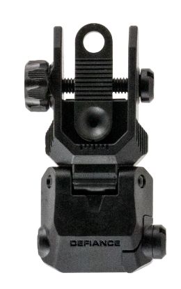 Picture of Kriss Usa Darsbl00 Defiance Rear Flip-Up Black Ar-15 Low Profile Steel 