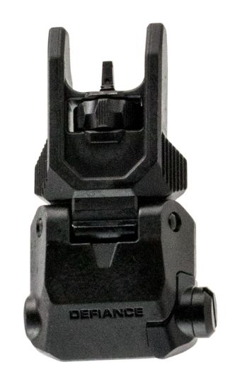 Picture of Kriss Usa Dafsbl00 Defiance Front Flip-Up Black Ar-15 Low Profile Steel 