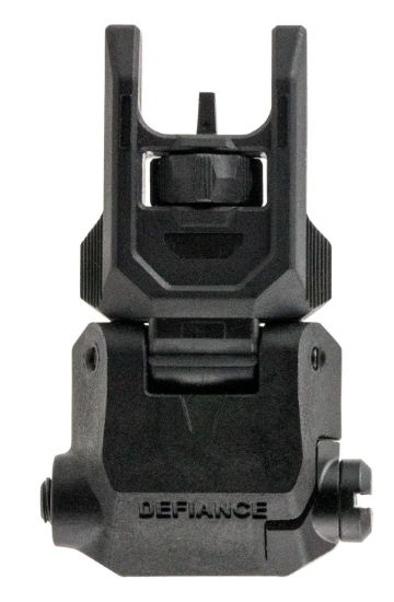 Picture of Kriss Usa Dapfsbl00 Defiance Front Flip-Up Black Ar-15 Low Profile Polymer 