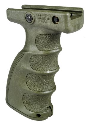 Picture of Fab Defense Fxag44sg Ag-44S Quick Release Ergonomic Foregrip Compatible W/1913 Mil-Std Picatinny Rail Od Green Reinforced Polymer 