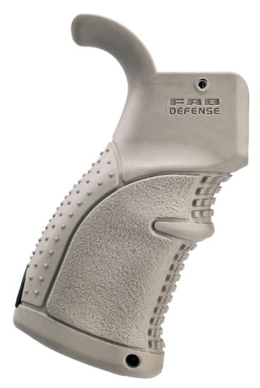 Picture of Fab Defense Fxagr43t Agr-43 Ergonomic Rubberized Pistol Grip For Ar-15/ M16/ M4 Flat Dark Earth Polymer 
