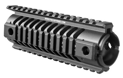 Picture of Fab Defense Fxnfr Nfr Quad Rail For Carbine Length M16 1913 Mil-Spec Picatinny Rails Black Anodized Aluminum 