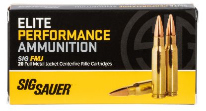 Picture of Sig Sauer E308b120 Elite Performance 308 Win 150 Gr Full Metal Jacket 20 Per Box/ 25 Case 