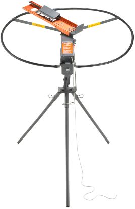 Picture of Champion Targets 40906 Skybird 3/4 Cock Trap W/Tri-Pod Stand Silver Manual Cocking Single 