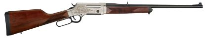 Picture of Henry H014d223 Long Ranger Deluxe 223 Rem 5.56X45mm Nato 5+1 20" Blued 20" Round Barrel Nickel-Plated With 24K Gold Inlay Engraved Steel American Walnut Right Hand 