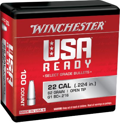 Picture of Winchester Ammo Wbr22462 Centerfire Rifle 224 Valkyrie 62 Gr Open Tip 100 Per Box/ 10 Case 