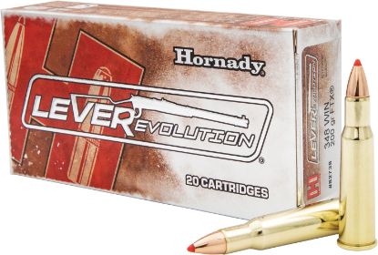 Picture of Hornady 82738 Leverevolution 348 Win 200 Gr Flex Tip Expanding 20 Per Box/ 10 Case 