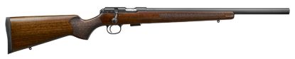 Picture of Cz-Usa 02340 Cz 457 Varmint Full Size 22 Lr 5+1 20.50" Black Nitride Heavy Barrel Black Nitride Steel Receiver Turkish Walnut Fixed Varmint-Style Stock Right Hand 