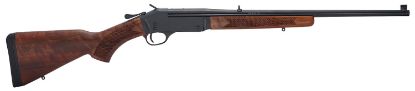 Picture of Henry H015y243 Single Shot Youth 243 Win Caliber With 1Rd Capacity, 22" Barrel, Overall Blued Metal Finish & American Walnut Stock, Right Hand 