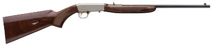 Picture of Browning 021023102 Sa-22 22 Lr 11+1 19.375" Polished Blued/ 19.30" Octagon Barrel, Satin Nickel Receiver, Gloss Black Walnut/ Wood Stock, Right Hand 