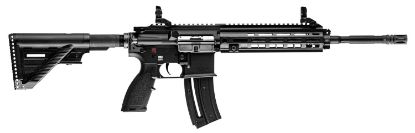 Picture of Hk 81000401 Hk 416 22 Lr 20+1 16.10" Black Steel Threaded Barrel Aluminum W/M-Lok & Picatinny Rail Black Aluminum Receiver Black Retractable Stock Right Hand 