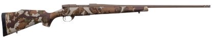 Picture of Weatherby Vfn65cmr6b Vanguard First Lite 6.5 Creedmoor 4+1 26" Barrel/Rec. W/Flat Dark Earth Cerakote Finish, First Lite Fusion Camo Fixed Monte Carlo Stock 